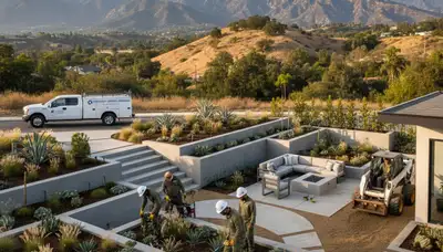 Landscaping service in Pasadena, CA for custom outdoor design and yard maintenance