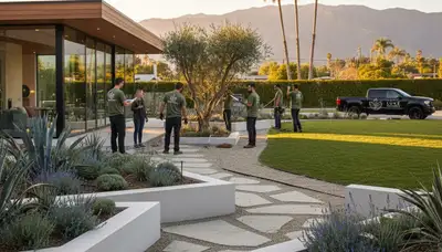 Landscaping service in Pasadena, CA for custom landscape design and installation